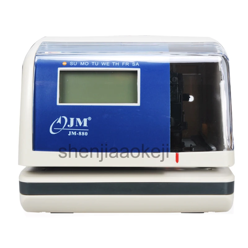 JM880 Time Printer Hotel Parking Meter Time Stamping Machine Document Transceiver Printing time machinde 110-220v 1pc