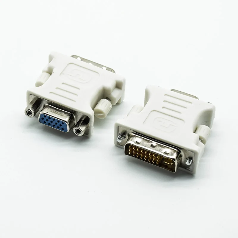 DVI 24+5 Male to VGA Female Converter DVI to VGA Adapter VGA Monitors Graphics Display Interface Conversion Plug