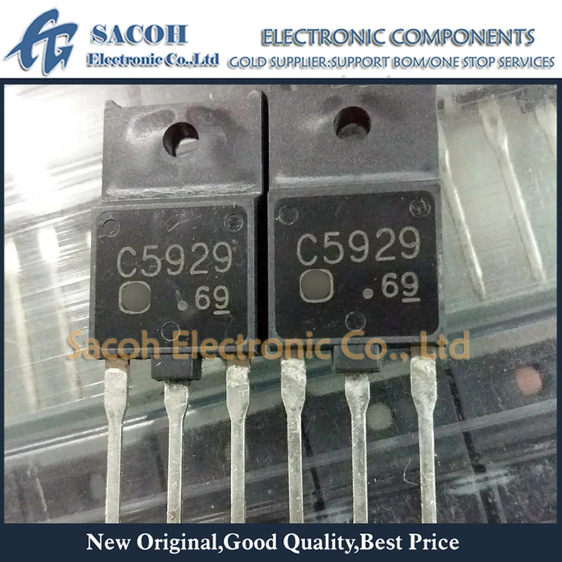 

New Original 5Pcs/Lot 2SC5929 C5929 OR 2SC5928 OR 2SC5931 OR 2SC5933 OR 2SC5936 TO-3PF 15A 1700V Silicon NPN Transistor