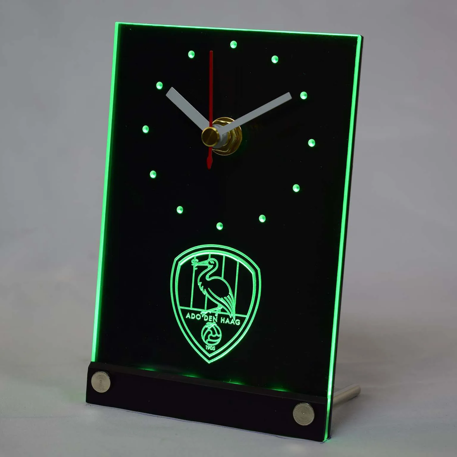 tnc1006 ADO Den Haag Eredivisie 3D LED Table Desk Clock