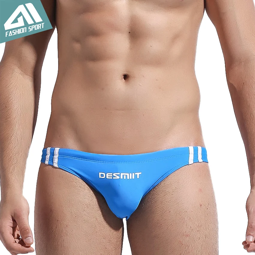 

DESMIIT Men's Bikini Beach Swimming Brief New Summer Men's Swimwear Low Waist Diving Swimsuit for Men DT31 Dropshipping