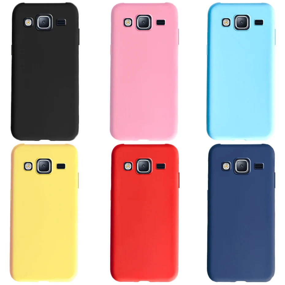 Case For Samsung Galaxy J7 2015 J700 J700F Cases Candy Color TPU Silicone Soft Phone Case For Funda Samsung Galaxy J7 2015 Cover