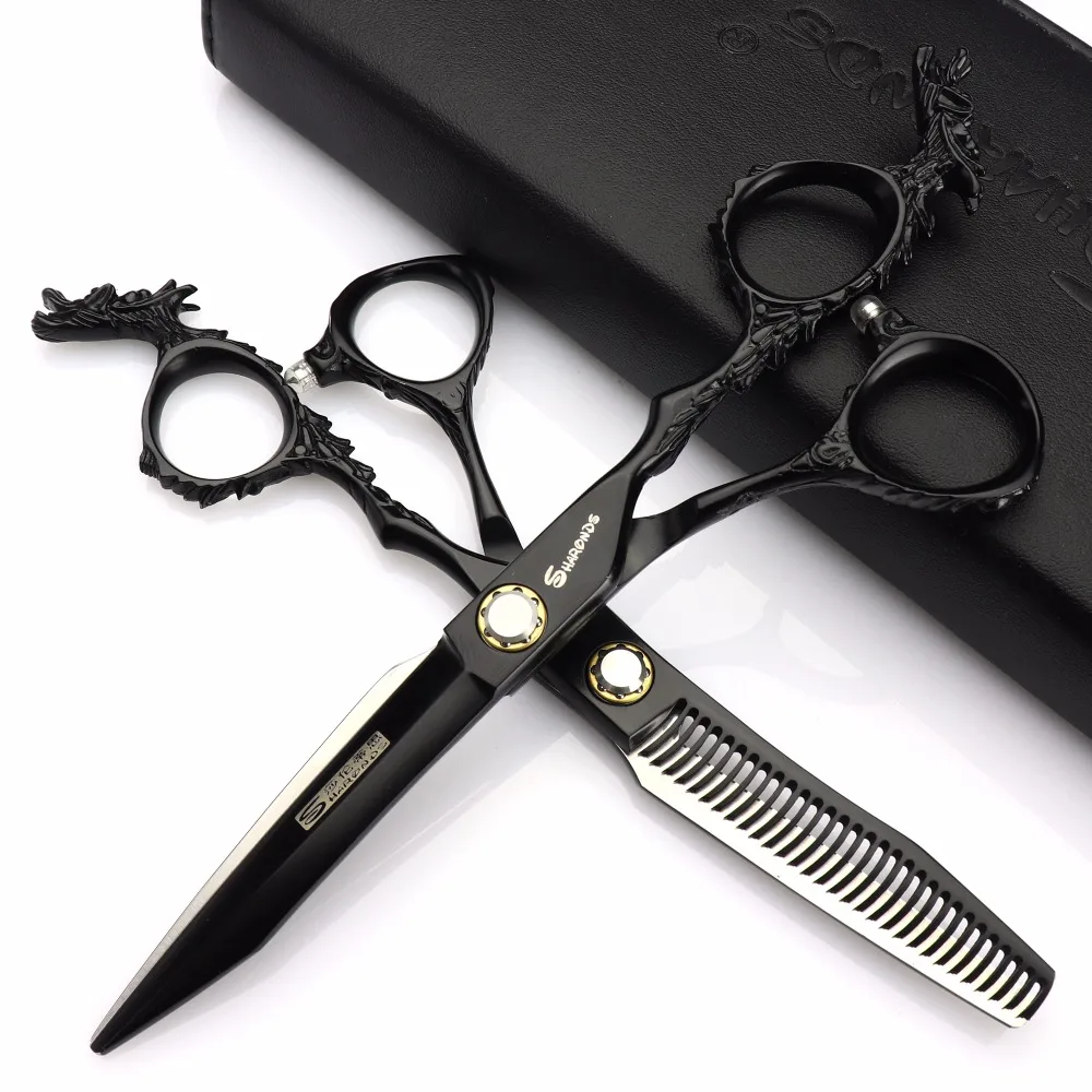 6-inch Japanese 440c stainless steel professional hair scissors high-end salon barber shop hairdressing tools