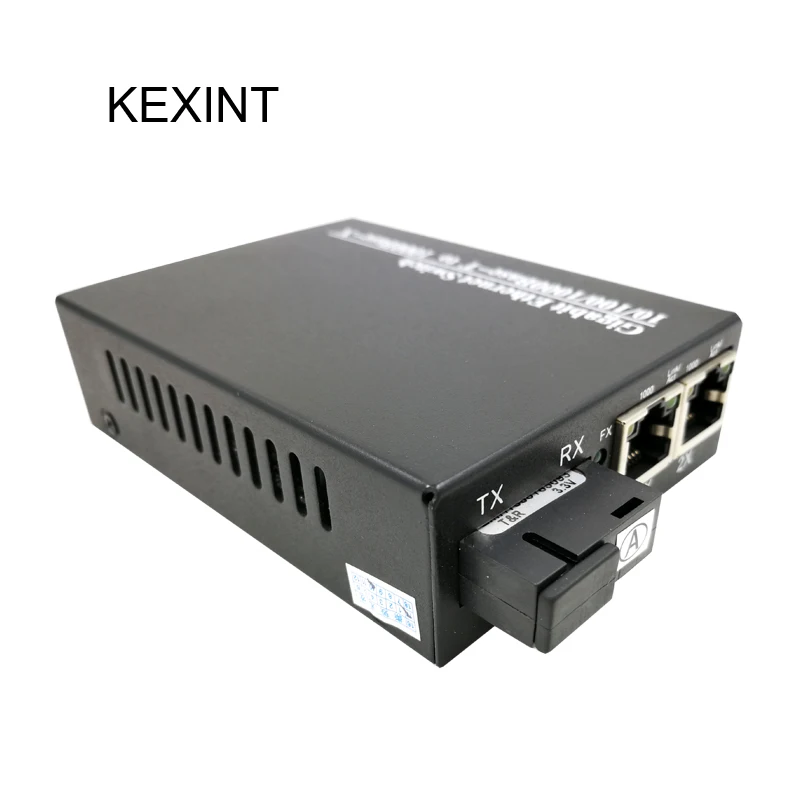 KEXINT Fiber Optical 2 Port Ethernet Media Converter Online Converter Fiber media