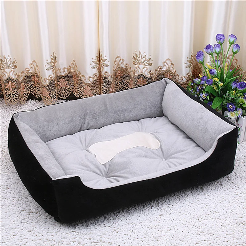 Big Size Large Dog Cat Bed Kennel Mat Soft Cloth Pet Puppy Warm Bed House 6 Size House For Dog Cats Cotton panded pet product