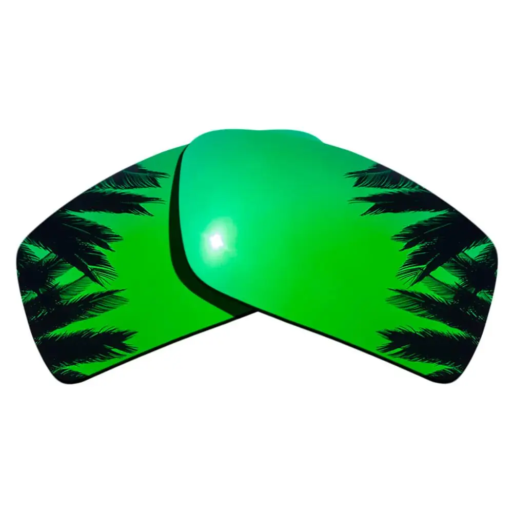 Green Mirrored Polarized Replacement Lenses for Spike Sunglasses Frame 100% UVA & UVB