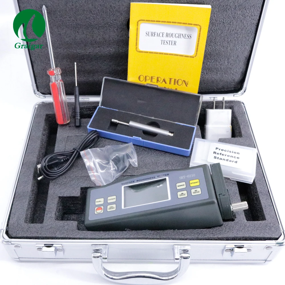 SRT-6210 Range 0.005-16.00um Surface Roughness Tester Meter SRT6210 Ra/Rz/Rq/Rt