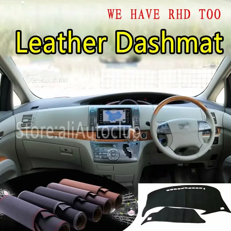 

For Toyota Previa xr50 2006-2016 2008 2009 Leather Dashmat Dashboard Cover Dash Mat SunShade Carpet Custom Car Styling LHD+RHD