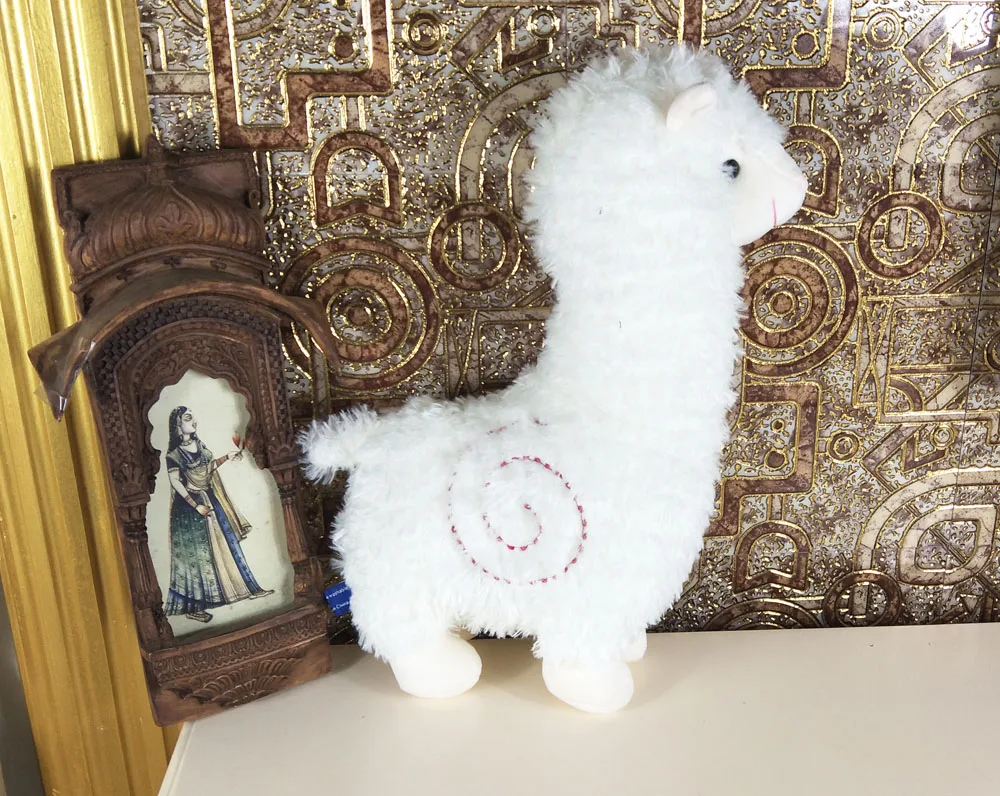 Trẻ Em Sang Trọng Đồ Chơi Nhồi Bông Dễ Thương Alpaca Búp Bê Gối Cỏ Bùn Ngựa Bé Trẻ Em Giáng Sinh Quà Tặng Sinh Nhật