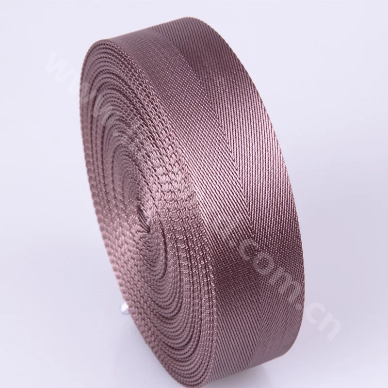 New High Quality Light Purple Color 1.5 Inch 38mm Wide 1.35mm Thickness For Bag Strap 50 Yards/Lot 100% Nylon Webbing Bag Strap