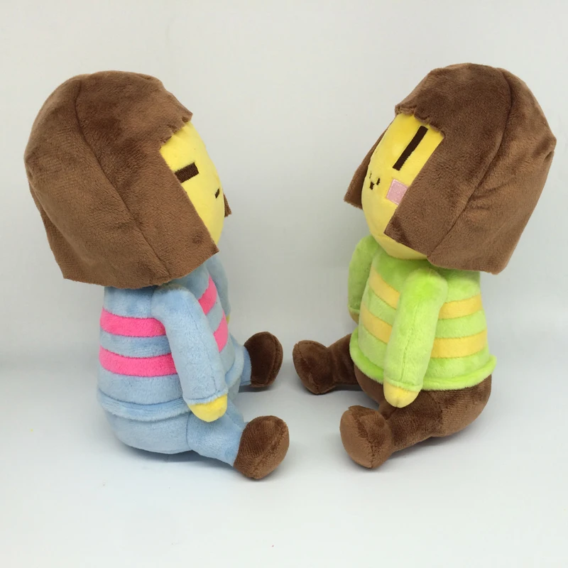 1pcs Undertale Plush Toys 20cm Undertale Chara & Frisk Plush Doll Toy Soft Stuffed Toys for Children Kids Christmas Gifts