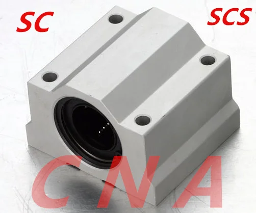 2 pcs SC25UU SCS25UU SC25LUU SCS25LUU 25mm Linear Ball Bearing Linear Motion Bearing Slide For CNC