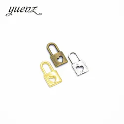 40pcs Antique silver color Metal alloy lock Charms Pendants Necklace Beads for DIY Big Hole Beads Bracelets Charms O115