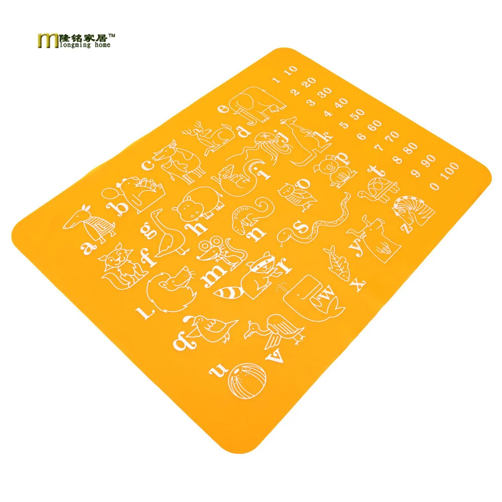 1PC Animal alphabet pad thickening heat insulation Western food mat oven refrigerator special baking placemat LB 314