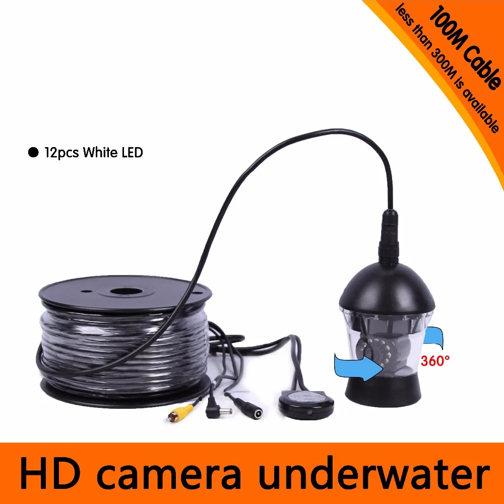 

700tvl Underwater fishing camera 100M 360 Degree panning camera CR006C-100M