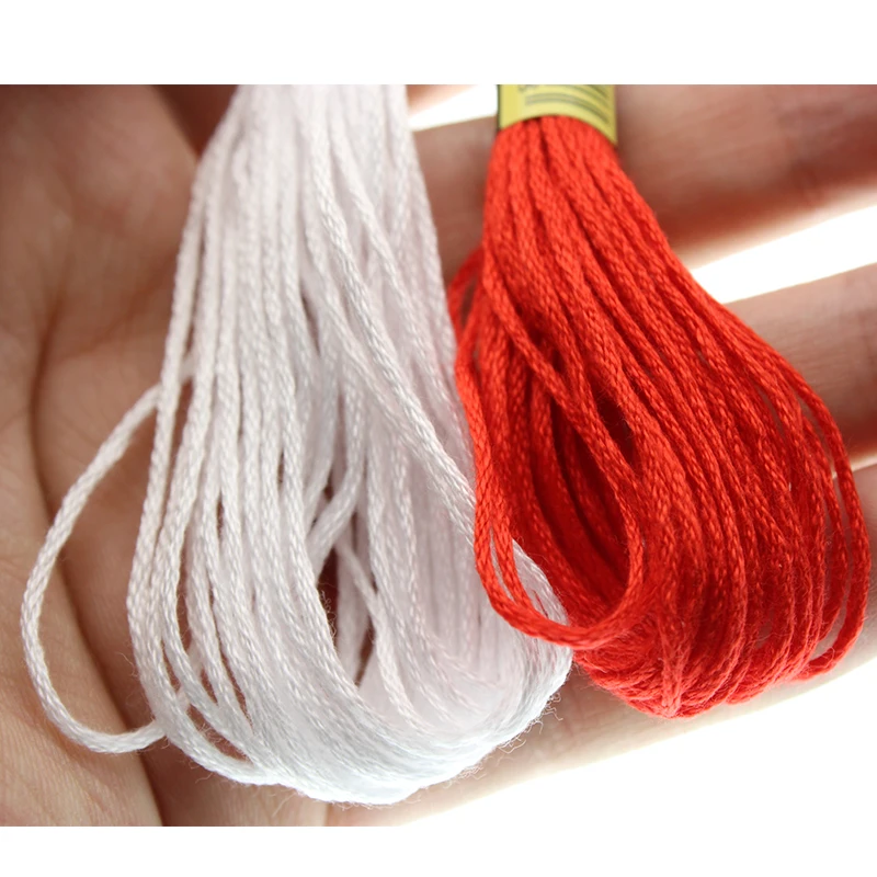 8meter/50pcs Anchor Similar DMC Cross Stitch Cotton Embroidery Thread Floss Sewing Skeins Craft Not Repeat Cross Stitch
