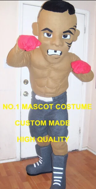 Hot Sale Mascot mike tyson mascot Costume Adult Boxing Theme Anime Cosply Costumes Carnival Party Fancy Dress Mascotte Kits 1766