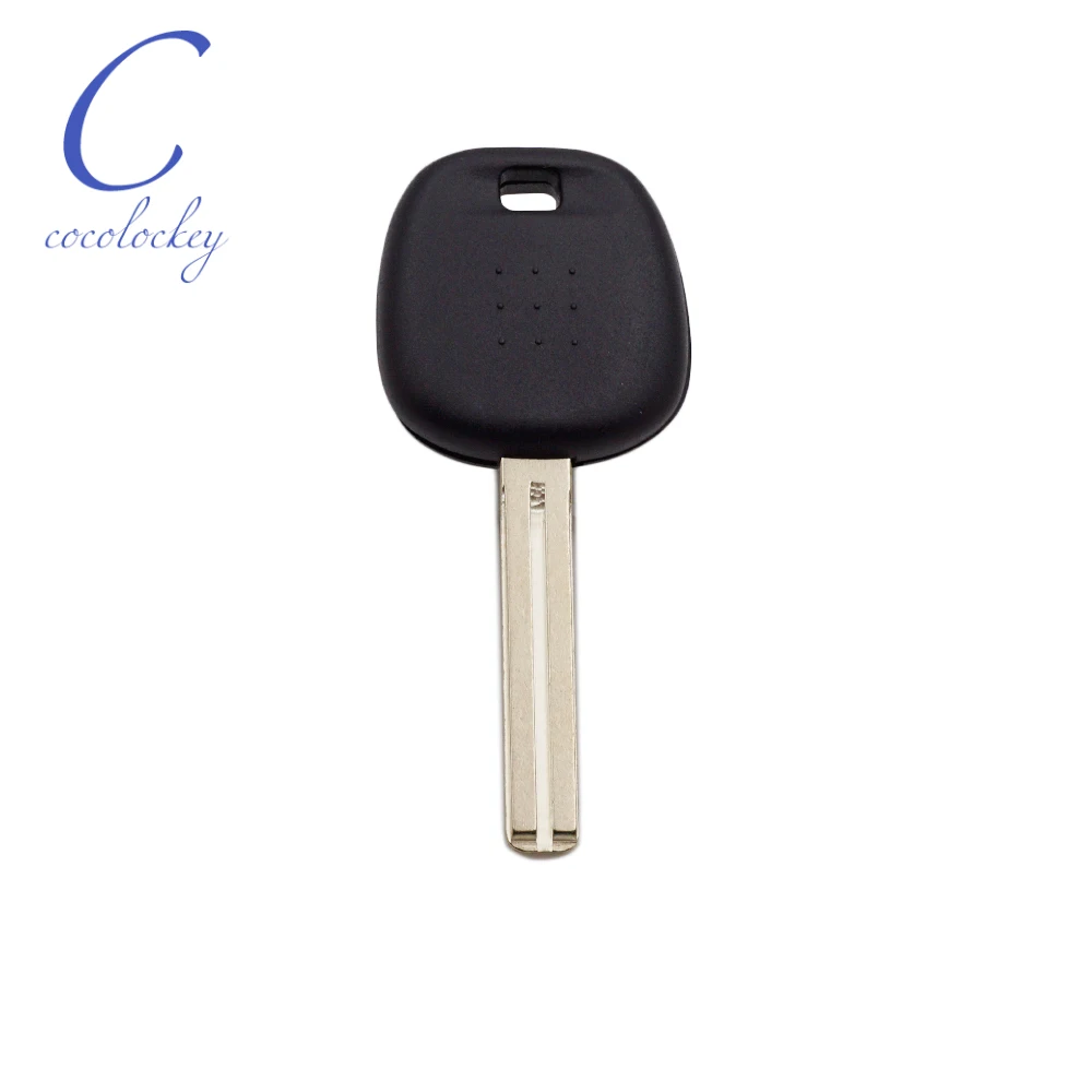 Cocolockey Auto Transponder Chip Sleutel Shell Toy40 Fit Voor Lexus Toyota Transponder Chip Sleutel Ongesneden Lange Blade Geen Chip Geen logo 10 Stuks