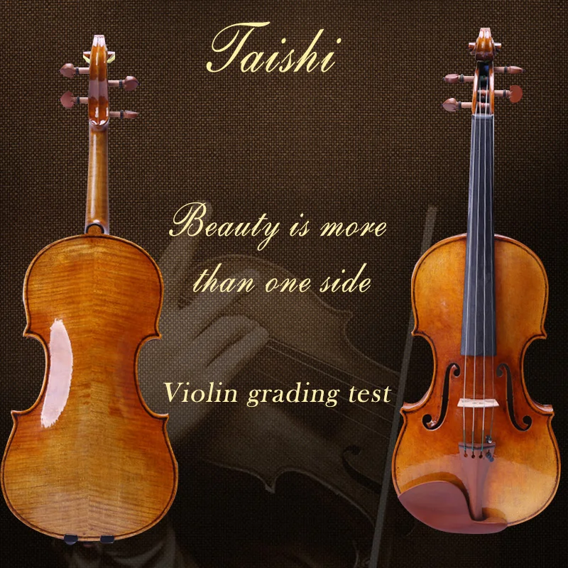 

Tai's Mestre Violin 4/4 Violin 45-y old Spruce!Guarnieri '1744'' Ole Bull' Violin violino Copy! One Pc Back!Concer