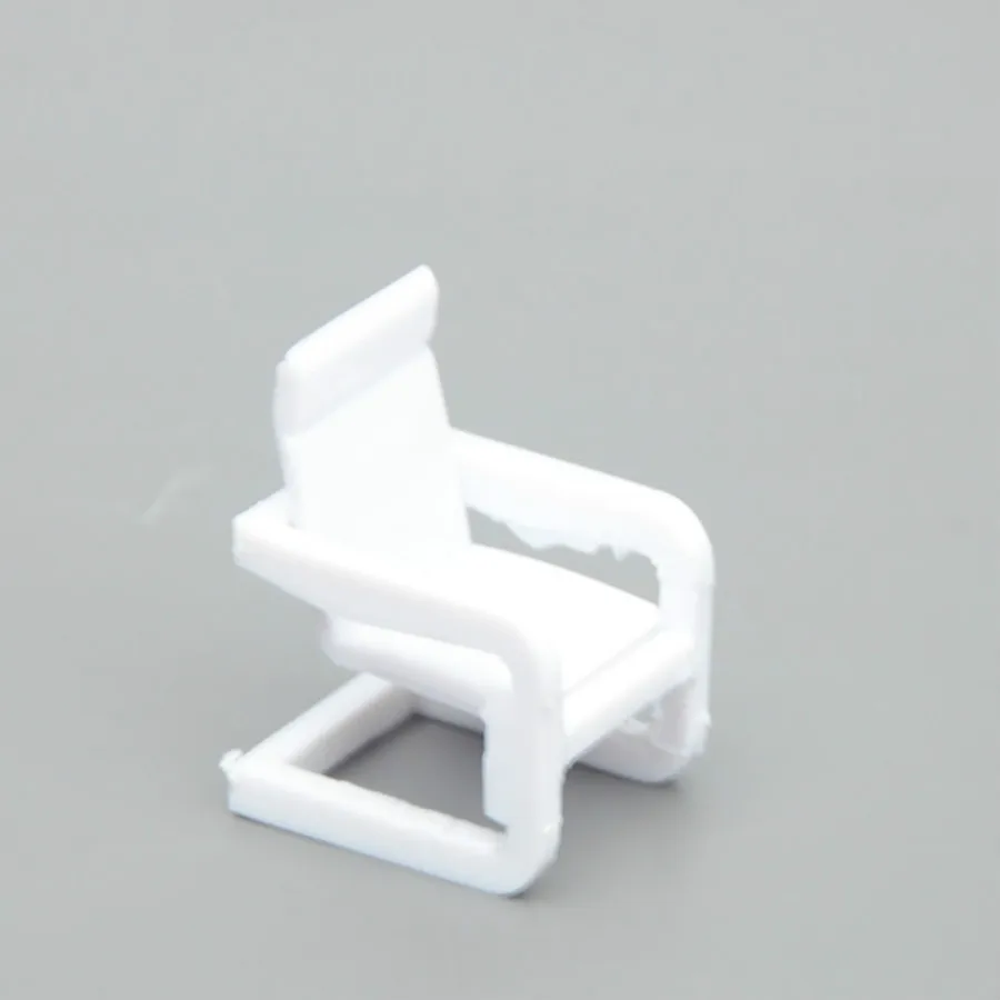 10pcs/lot 1/50 Scale White Hot Sale Plastic Model Chair Table For Architecture Model Kits Toy Or Hobby Maker