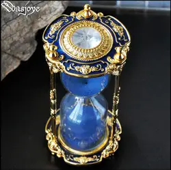 15Min creative sand timer hourglass for children's time metal hour Glass Sandglass Clock Study desktop Home Decoration Gift A11