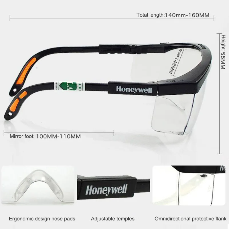 Gafas protectoras antiimpacto, lentes de PC, antisalpicaduras, gafas de seguridad a prueba de polvo, protección para el trabajo y la conducción