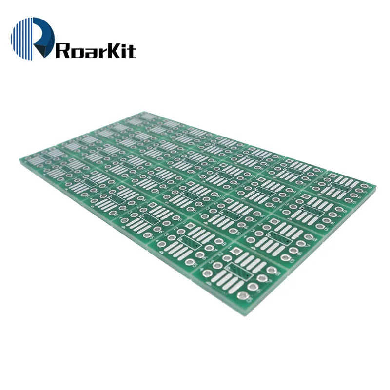 50PCS SOP8 SSOP8 SOIC8 TSSOP8 to DIP8 Interposer Module PCB Board IC adapter Socket Plate 0.65/1.27MM