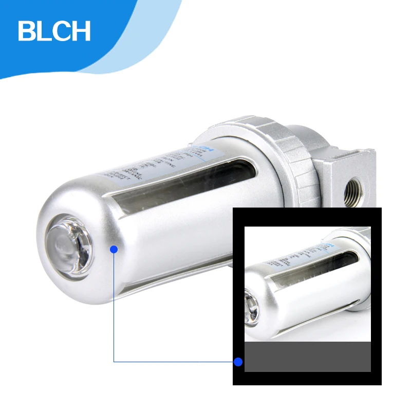 BLCH air filter FRL regulator lubricator combination SL200 300 400 AIR OILER PNEUMATIC OIL FOG LUBRICATOR BSP 1/4