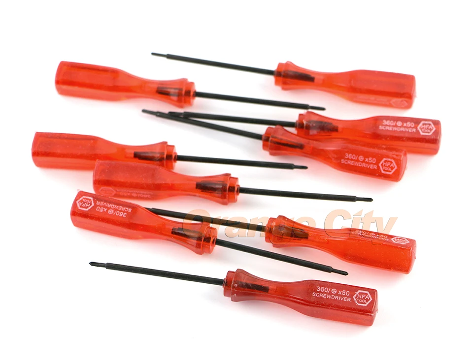 100PCS 1.5mm + cross Screwdriver for NDS DS Lite NDSL Wii GBA SP Repair Tool