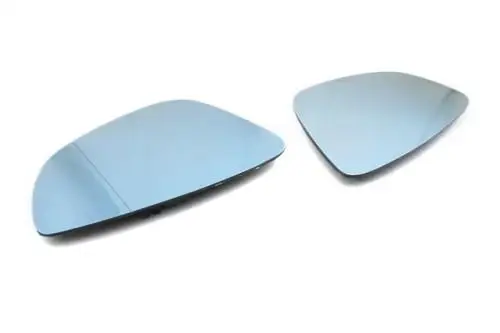 

Newest Blue Tinted Aspherical Side Mirror Glass for vw Passat CC