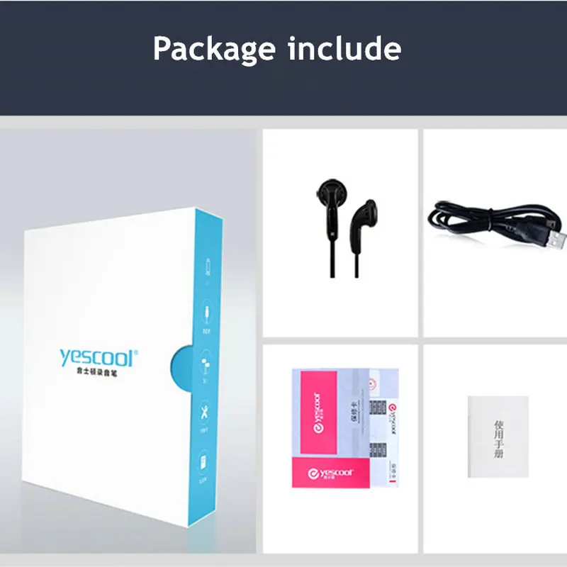 Yescool A80 Voice-activated Digital Voice Recorder Watch Hidden HiFi Music Player Pedometer Smart Wristband Stealth Dictaphone