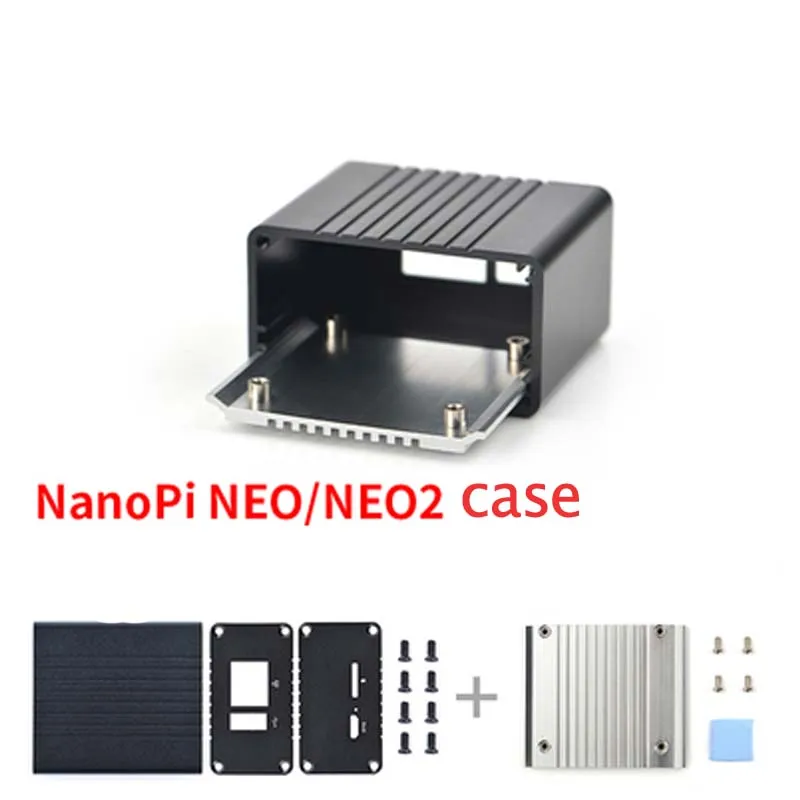 NanoPi NEO2 Allwinner H5,64 бит, высокопроизводительный, четырехъядерный, демо-плата A53, для бега UbuntuCore с металлическим чехлом