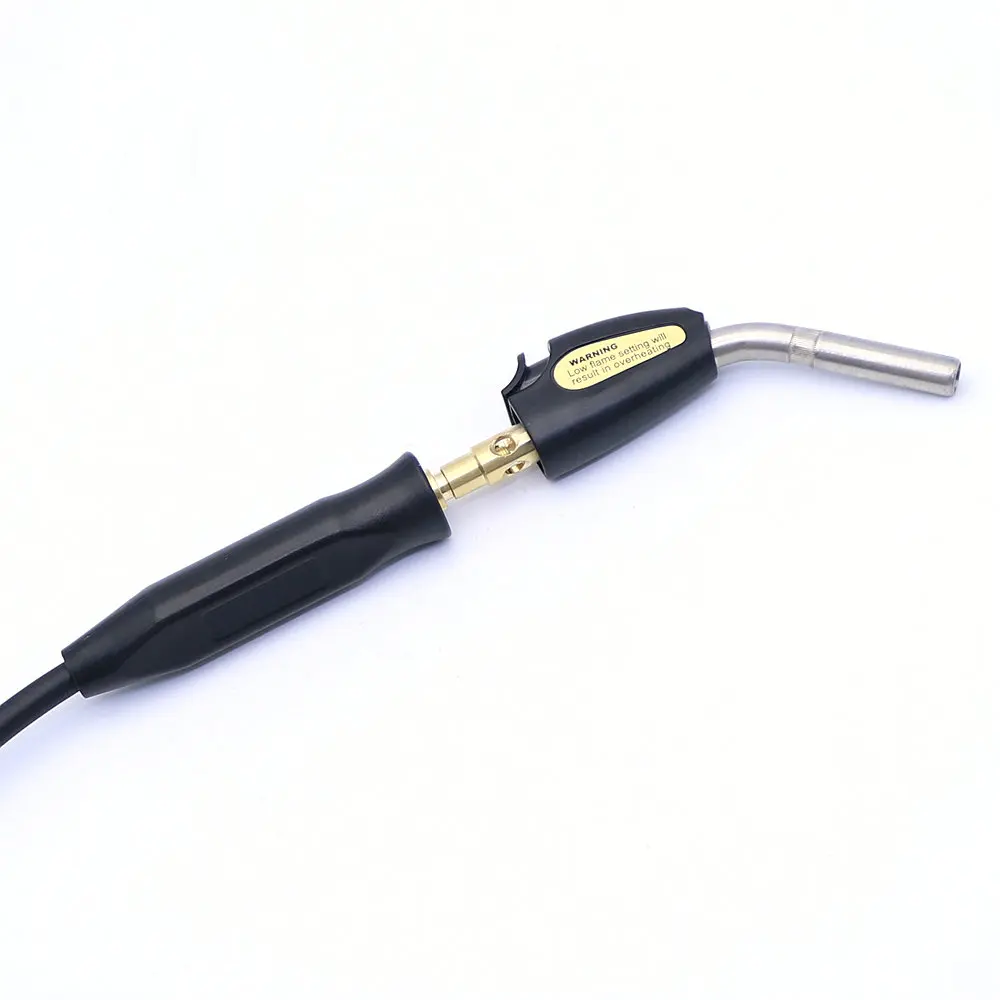 Mapp Soldering Gas Torch Self Ignition Plumbing Turbo Torch Solder Welding Torch with Welding Hose for Soldering Tools