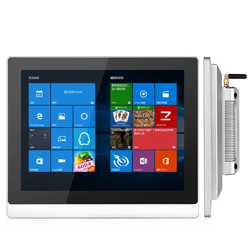 Tablette PC industrielle robuste de 10.1 pouces, core J1900 J1800, écran tactile, tout-en-un, avec fente pour carte EpiCard, pour Windows 10