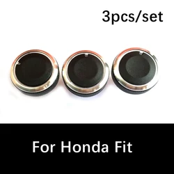 3pcs/set Car Air Conditioning Knob heat control Switch Button For Honda Fit car Accessories temperature controller Switch