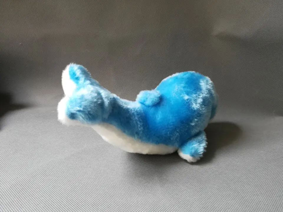 cartoon blauwe dolfijn knuffel ongeveer 27 cm zachte pop kinderspeelgoed verjaardagscadeau h0087