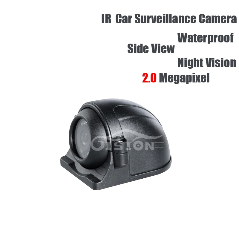 

AHD 2.0MP Side View Camera Left/right Waterproof IR Night Vision CCD Camera for Vehicle Lorry Vans Taxi Bus Truck Surveillance