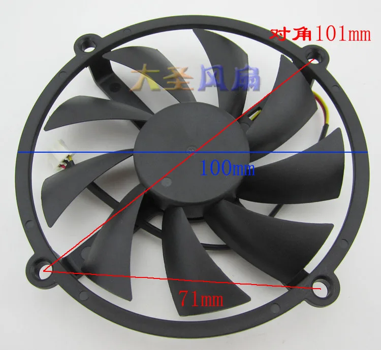 New Original FONSONING PLA09215D12M DC12V 0.35A graphics card fan