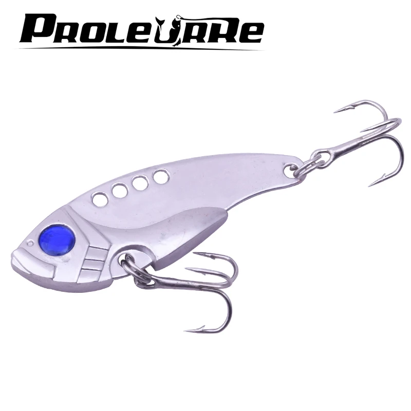 

1Pcs Metal VIB Vibration Spoon Lure Fishing Lure Bass Crankbait 5.5cm 11g Quick Sinking Spoon Sequins Lead Fish tackle for Pesca