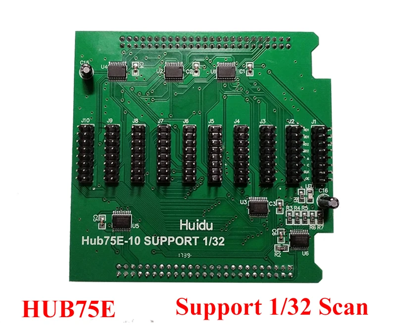 Full Color LED display Conversion Card Hub75B HUB75E Adapter board Support 1/2, 1/4, 1/8, 1/16 Scan