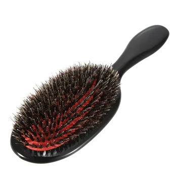 Spazzola per capelli Per la bellezza Massaggio del cuoio capelluto Spazzola per capelli Pettine Ovale antistatico Pettine a paletta Strumento per lo styling dei capelli Setole di cinghiale e spazzola per capelli in nylon