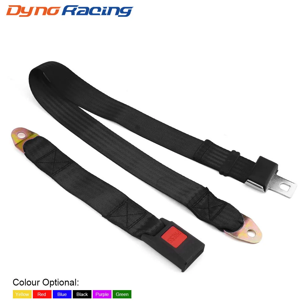 Universal Car Vehicle Seat Belt Extension Extender Strap Safety 2 Two Point Adjustable Belt  BX100742