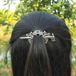 1PCS Viking Dragon Hairpin Celtics Knotwork Hairpin Hair Jewelry For Women Cetilcs Hair Jewelry