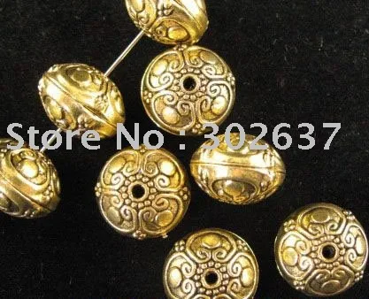 

FREE SHIPPING 45Pcs Antiqued gold crafted spacer beads A1617G