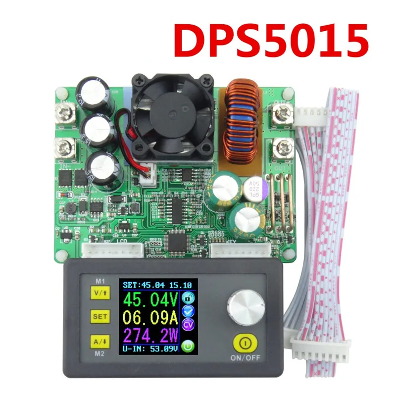 DPS5015 Constant Voltage Current Step-down Programmable Digital Power Supply Buck Voltage Converter Voltmeter Multimeter 50V 15A