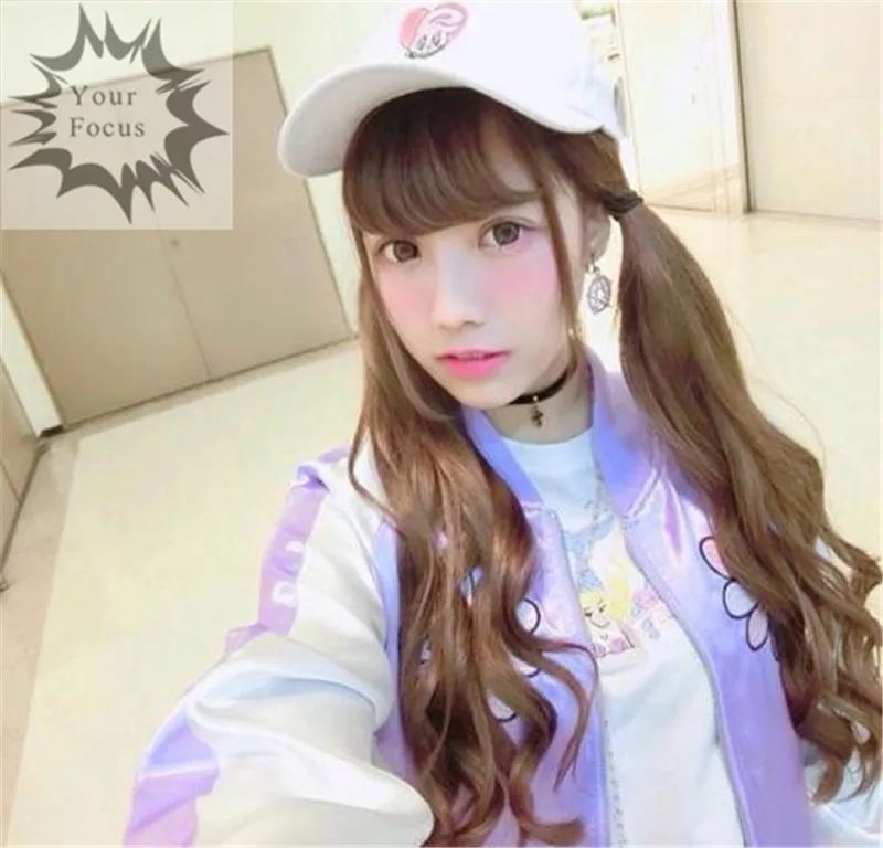 Japanese harajuku cute kwaii lolita sweet Esther Kim love bunnies embroidery pink hat hip hop baseball cap