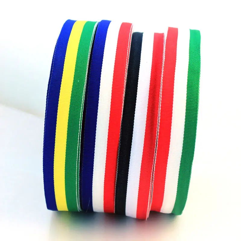 Color polyester striped   cap with ribbon decorative ribbon edging cloth strip wide men and women T-shirt accessories diy belt