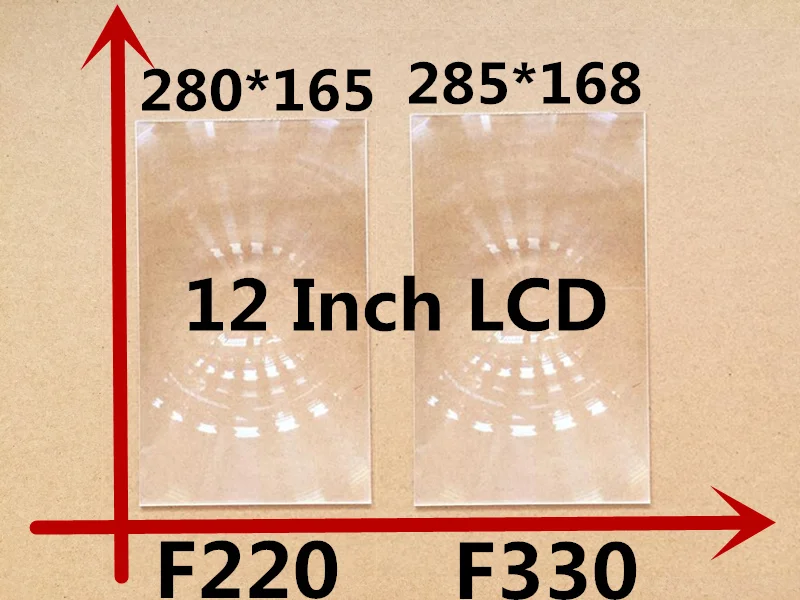 

2pcs/set rectangle optical PMMA plastic fresnel lens with HD fine groove pitch for 12 inch professional diy projector kit