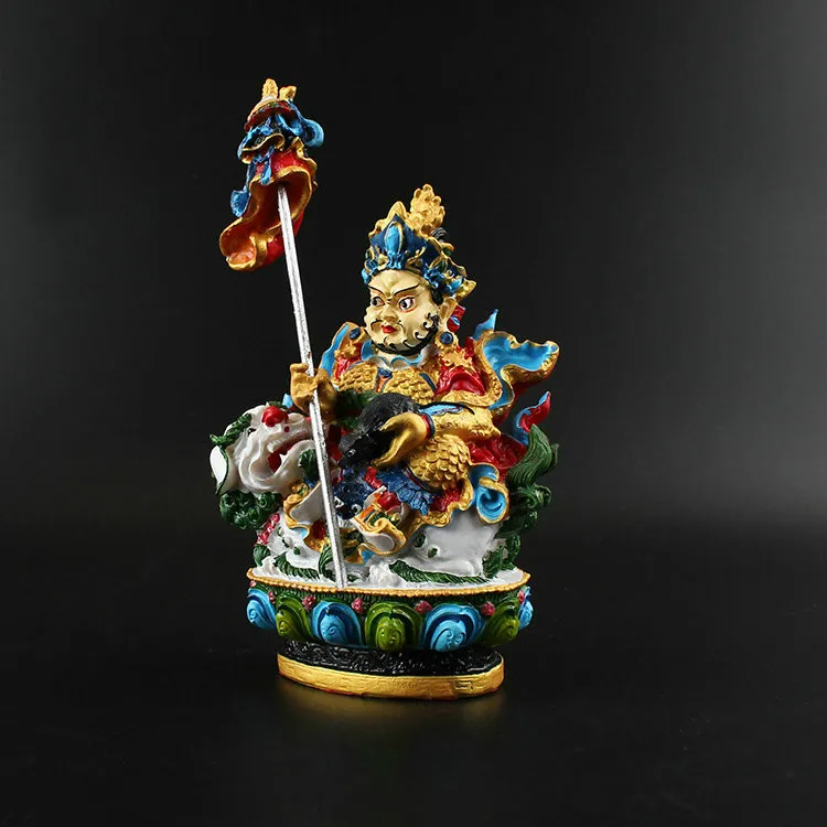 Treasure King,Peshamentian In North China,Statue, Buddhist Supplies, Buddha Statues, Resin Crafts, Painted Decorations