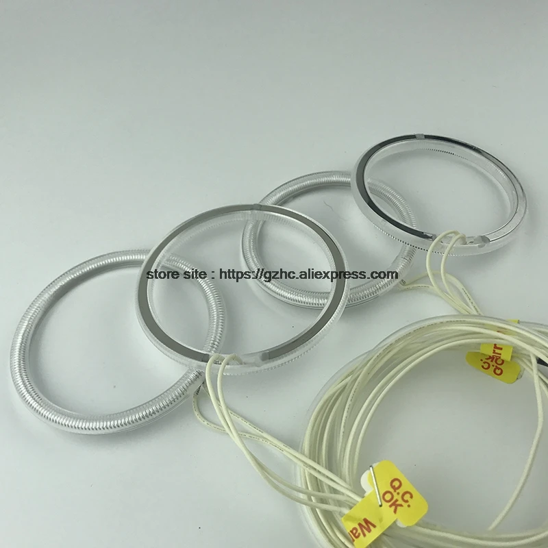For Ford Focus II Mk2 2004 2005 2006 2007 2008 Ultra Bright Day Light DRL CCFL Angel Eyes Demon Eyes Kit Warm White  Ring